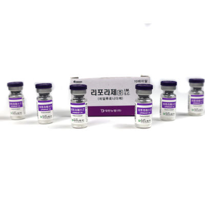 Liporase Hyaluronidase 1500iu Liofilada 1500u 10 frascos Solução para Dissolução de Ácido HA Liporase
