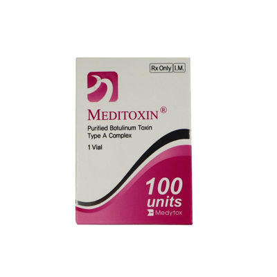 Meditoxin 100iu Botulax Nabota As rugas removem Btx
