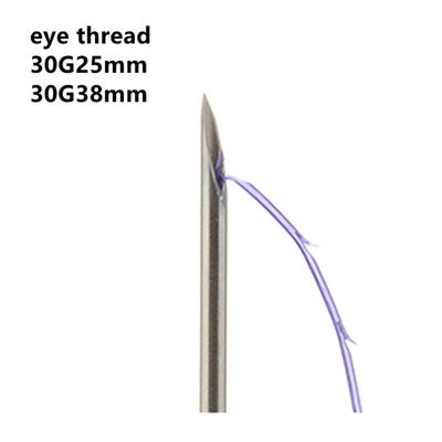 Beauty Microneedle Roller DOP PCL PLLA Fios Olho 30GX25Mm 38mm