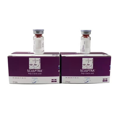 enchimento dérmico PLLA Ácido Láctico- Poli- L Demal Enchimento Antí- Envelhecimento Cirurgia Facial Plástica (2 frascos X 5 ml)