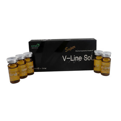 Injecções de Dissolução de Gordura de Linha V Sol Facial Lipolítico Super 5pcs*10ml