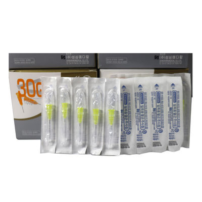Ultra fina agulha Meso 30G 4mm comprimento 304 aço inoxidável