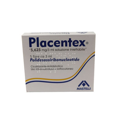 Face Placentex PDRN Salmão 3 ml * 5 frascos para injectáveis Rejuvenation Enchimentos Dermológicos Ampolas
