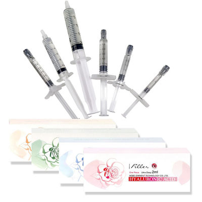 Preenchimento dérmico 1ml 2ml 3ml 5ml 10ml 20ml 50ml HA Preenchimento de ácido hialurónico