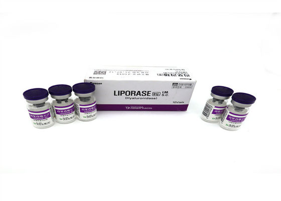 Liporase Hyaluronidase 1500iu Liofilada 1500u 10 frascos Solução para Dissolução de Ácido HA