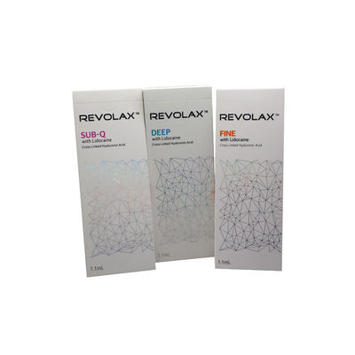 Injeção cutânea ácida hialurónica ligada secundária-q profunda do enchimento da multa de Revolax 24 mg/ml