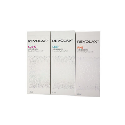 Revolax Preenchimento de ácido hialurónico sub-q fino e profundo 1.1 ml Revolax