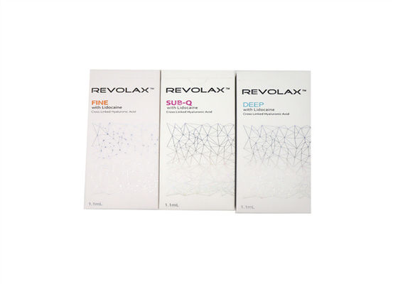 Revolax Filler de lábios com ácido hialurónico sub-q fino e profundo 1.1 ml Revolax