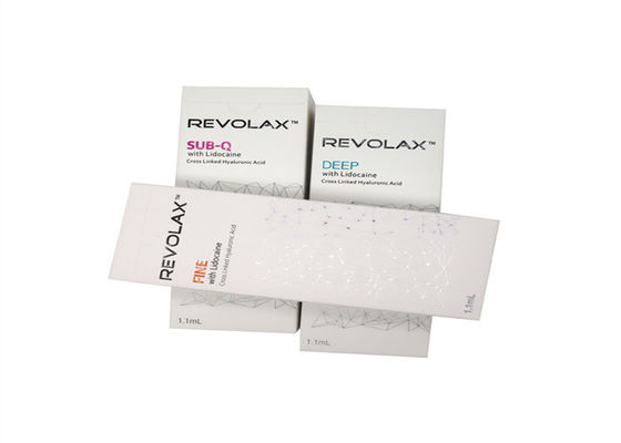 Revolax Filler de lábios com ácido hialurónico sub-q fino e profundo 1.1 ml Revolax