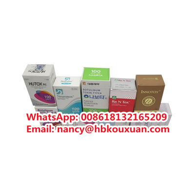Alergênico Anti- Rugas Botox Botulinum Tipo A 50iu 100iu 200iu