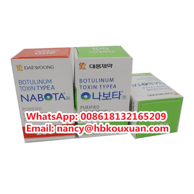 Coreia Botulax 100iu 200iu Toxina Anti-Rugas Tipo A Meditoxina Nabota Botox