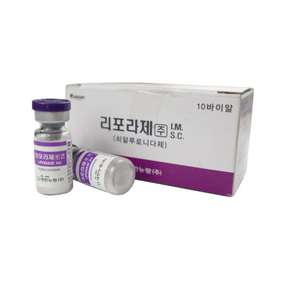 Liporases 1500 UI 1 Caixa Lipo Lab Ppc Solução Hyaluronidases Dissolve Filler
