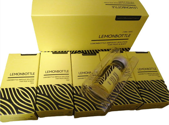 Solução de frasco de limão Lipólise perda de peso 10 ml X 5 frasco de limão para perda de gordura