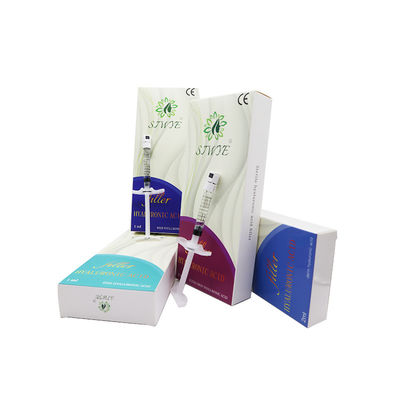 Ácido hialurónico 1 ml 2 ml 10 ml Enchimento dérmico Injecção mamária Preço para alargamento da mama facial