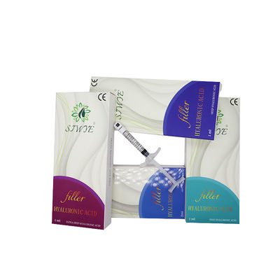 Ácido hialurónico 1 ml 2 ml 10 ml Enchimento dérmico Injecção mamária Preço para alargamento da mama facial