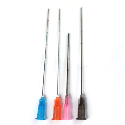 Coréia agulha de cânula de alta qualidade 18g 25g 22g 50mm 70mm agulha de cânula micro-topo