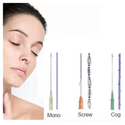 Rosca Ultra Face V Lift Pdo Aperto de Pele Pdo Pcl Plla Cog Mono Roscas de Parafuso Lift Face Rosca Pdo