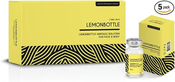 Limão Bottle lipolab Lipólise perda de peso 10 ml X 5 perda de gordura
