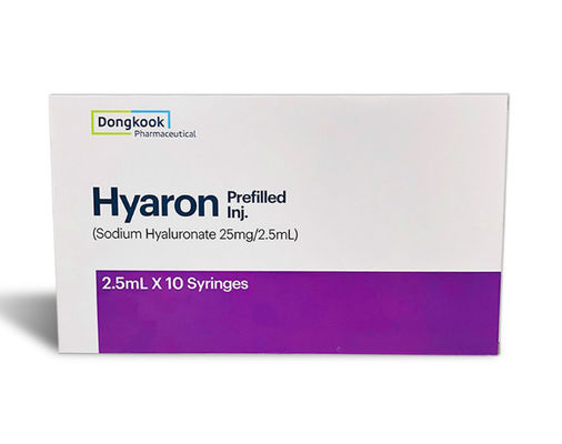Hyaron Prefilled Inj Hidratação Dermal Profunda da Pele para Injecção Facial