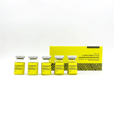 Injecções dissolventes de gordura de frasco de limão Vitamina B2 lipolítica