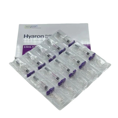 HYARON Skin Booster Glow KIT - 10 seringas X 2,5 ml de enchimento de ácido hialurónico cruzado