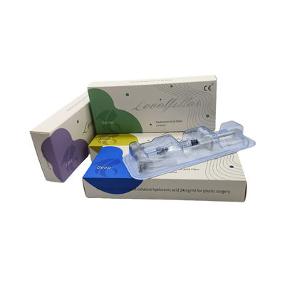 Ácido hialurónico cruzado 10 ml 24 mg/ ml Enchimento para injecção nas nádegas