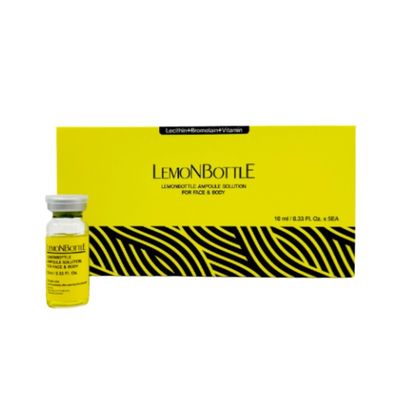 Solução de frasco de limão Lipolísias Rosto Corpo 10 ml X 5 Injecção Perder peso