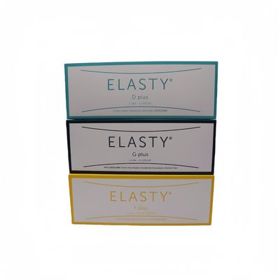 Elasty D     CE (Deep)    2 X 1 ml Hyaluronic Acid Dermal Filler para a Formação Facial e Corporal
