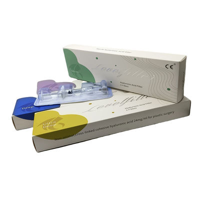 Filler cutâneo de ácido hialurónico para linhas finas e rugas