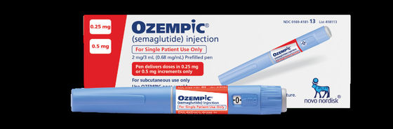 Ozempic Semaglutide Injecção 0,5 mg 1 mg 2 mg 1,5 ml 3 ml