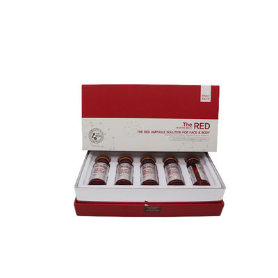 Ampolas rápidas e eficazes Dissolvente de gordura Ampolas vermelhas para injecção