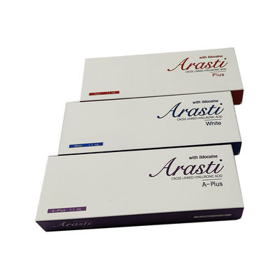 Arasti Dermal Filler Rejuvenescimento da pele Enchimento facial Ácido hialurónico Injetável Coreia Dermal Filler Lido Enchimento