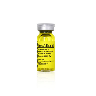 Solução de gordura garrafa de limão 10ml*5 para dissolver gordura Celulite dissolvida