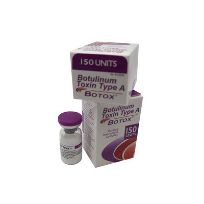 Allergan 100 IU solução salina Botox Hutox Rentox Innotox 50 IU 150 IU rugas na testa