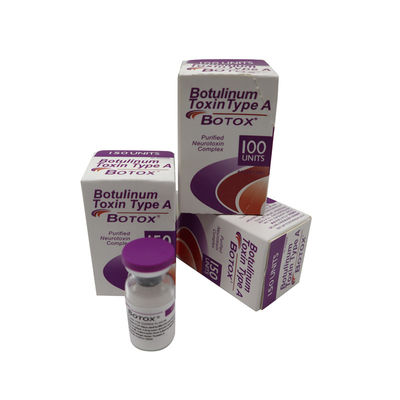 Allergan 100 IU solução salina Botox Hutox Rentox Innotox 50 IU 150 IU rugas na testa