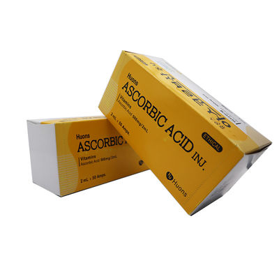 Vitamina C Ácido ascórbico de Huons Vitaminas solúveis em água Cada caixa contém 50 laroscorbina injetável 0,5 g/2 ml
