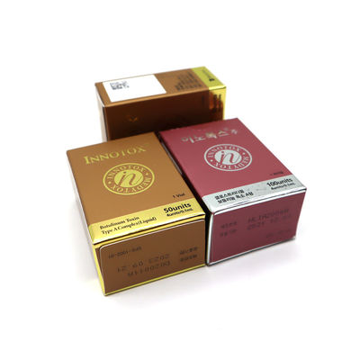 50IU 100U 150UI 200U BTX Allergan Botox Innotox Botulax Nabota Rentox Meditoxina