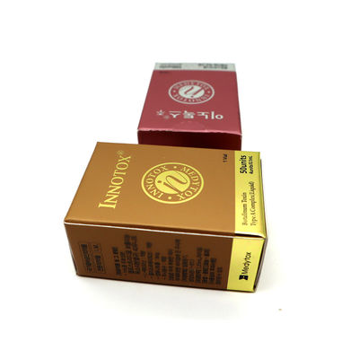 50IU 100U 150UI 200U BTX Allergan Botox Innotox Botulax Nabota Rentox Meditoxina