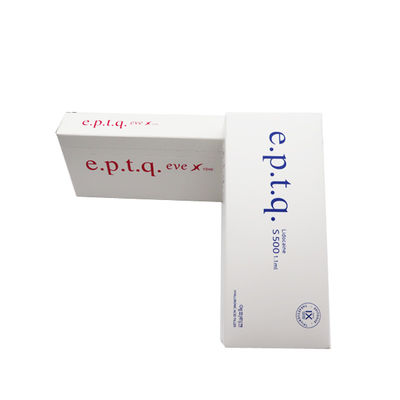 EPTQ e.p.t.q Hyaluronato de sódio cruzado com enchimento cutâneo HA certificado CE 24 mg/ml