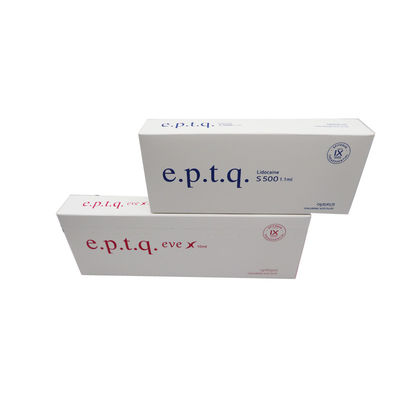 EPTQ e.p.t.q Hyaluronato de sódio cruzado com enchimento cutâneo HA certificado CE 24 mg/ml