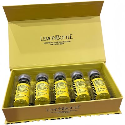 Botão de Limão 10mlx5 Solução de Gordura Injecção Reduz a Celulite e o Excesso de Peso