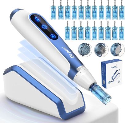 Caneta Derma Roller Mcroneeding para Mulheres Homens Caneta Micro Agulha Roller para Ferramentas de Pele