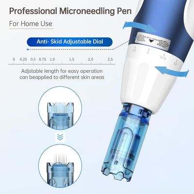 Caneta Derma Roller Mcroneeding para Mulheres Homens Caneta Micro Agulha Roller para Ferramentas de Pele