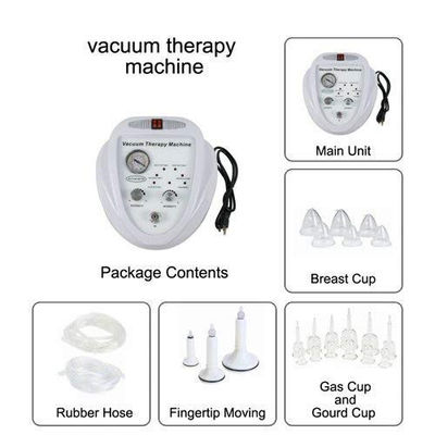 Sucção a vácuo Butt Lifting Cups Pump Therapy Máquina de alargamento de mama