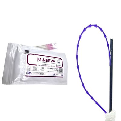 Fios Tensores de PDO Barbed Cog 3D Agulha Afiada Fios de PDO Lift