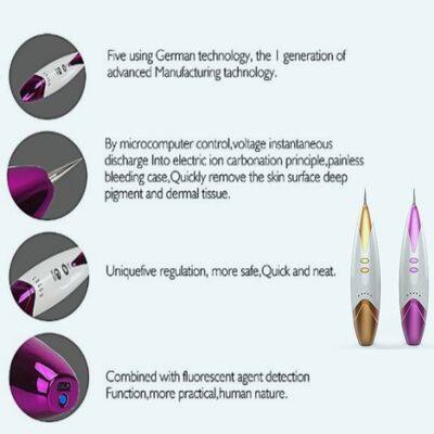 Caneta removedora de toupeiras e verrugas a plasma