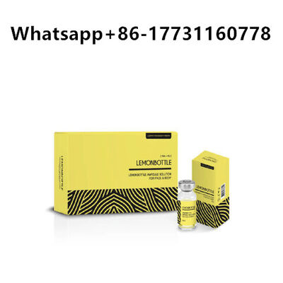 Solução de frasco de limão Lipólise perda de peso 10 ml X 5 frasco de limão para perda de gordura