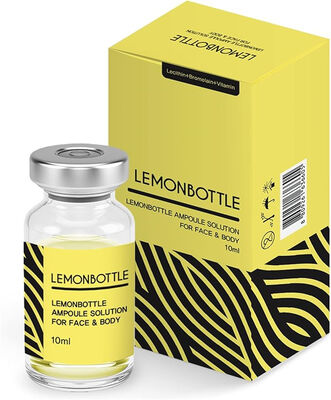 Solução de gordura da Coreia garrafa de limão 10 ml*5 Dissolvente de gordura