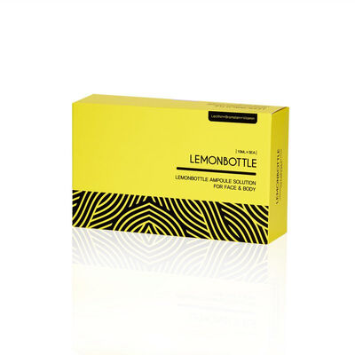 Solução de gordura da Coreia garrafa de limão 10 ml*5 Dissolvente de gordura