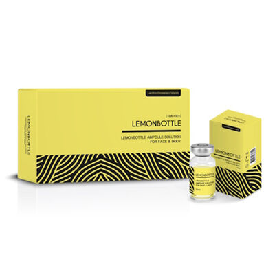 Solução de gordura da Coreia garrafa de limão 10 ml*5 Dissolvente de gordura